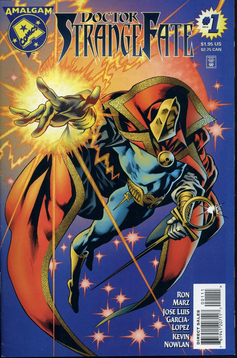 Amalgam Comics Doctor Strangefate #1 1996 Modern Age Doctor Strange Doctor Fate
