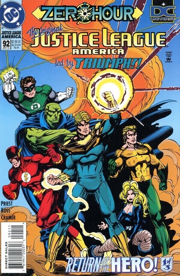 DC Comics Justice League America #92 Modern Age 1994