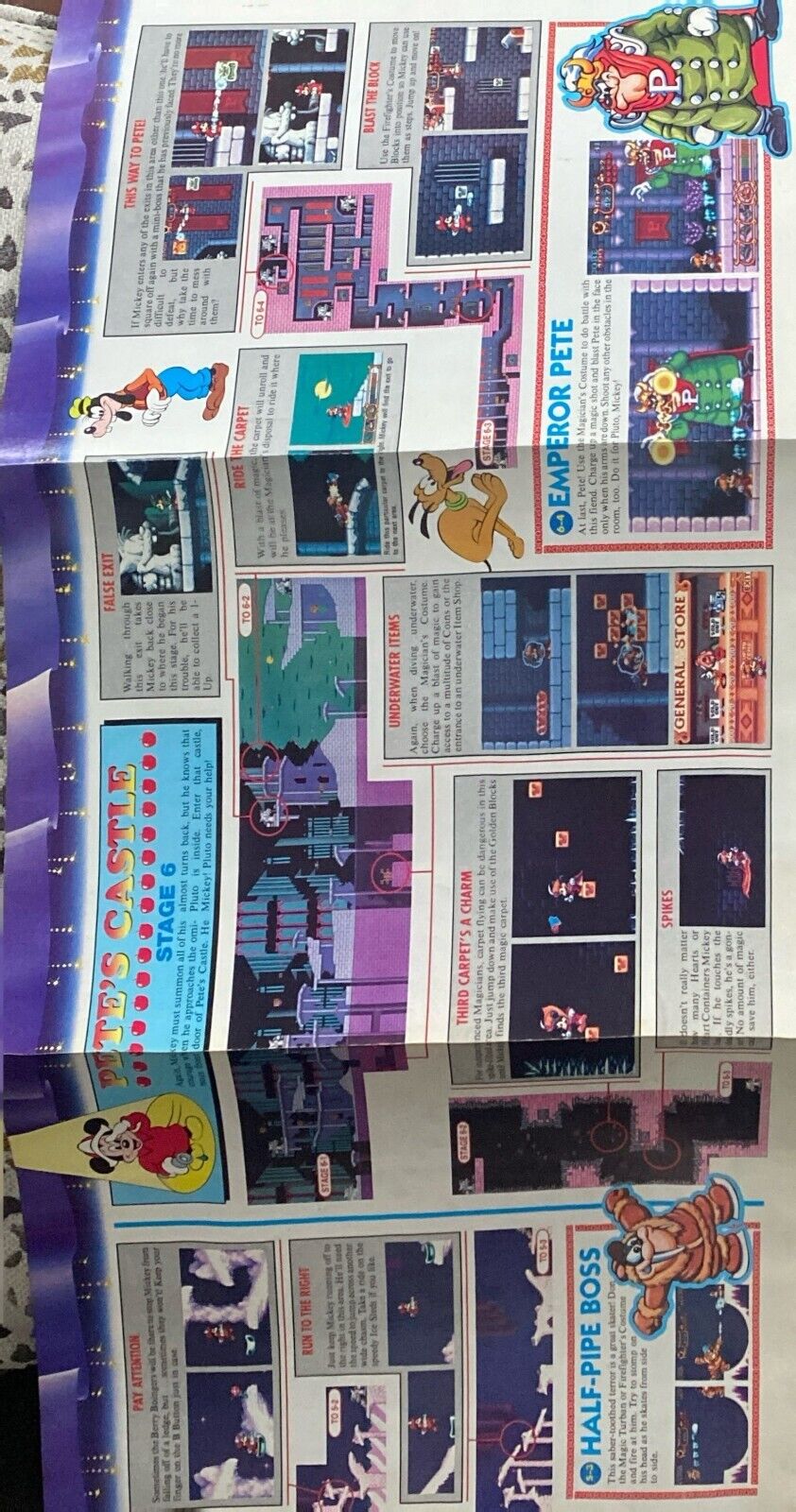 Nintendo Power Ren & Stimpy Show Insert Poster Promo Original Game Boy