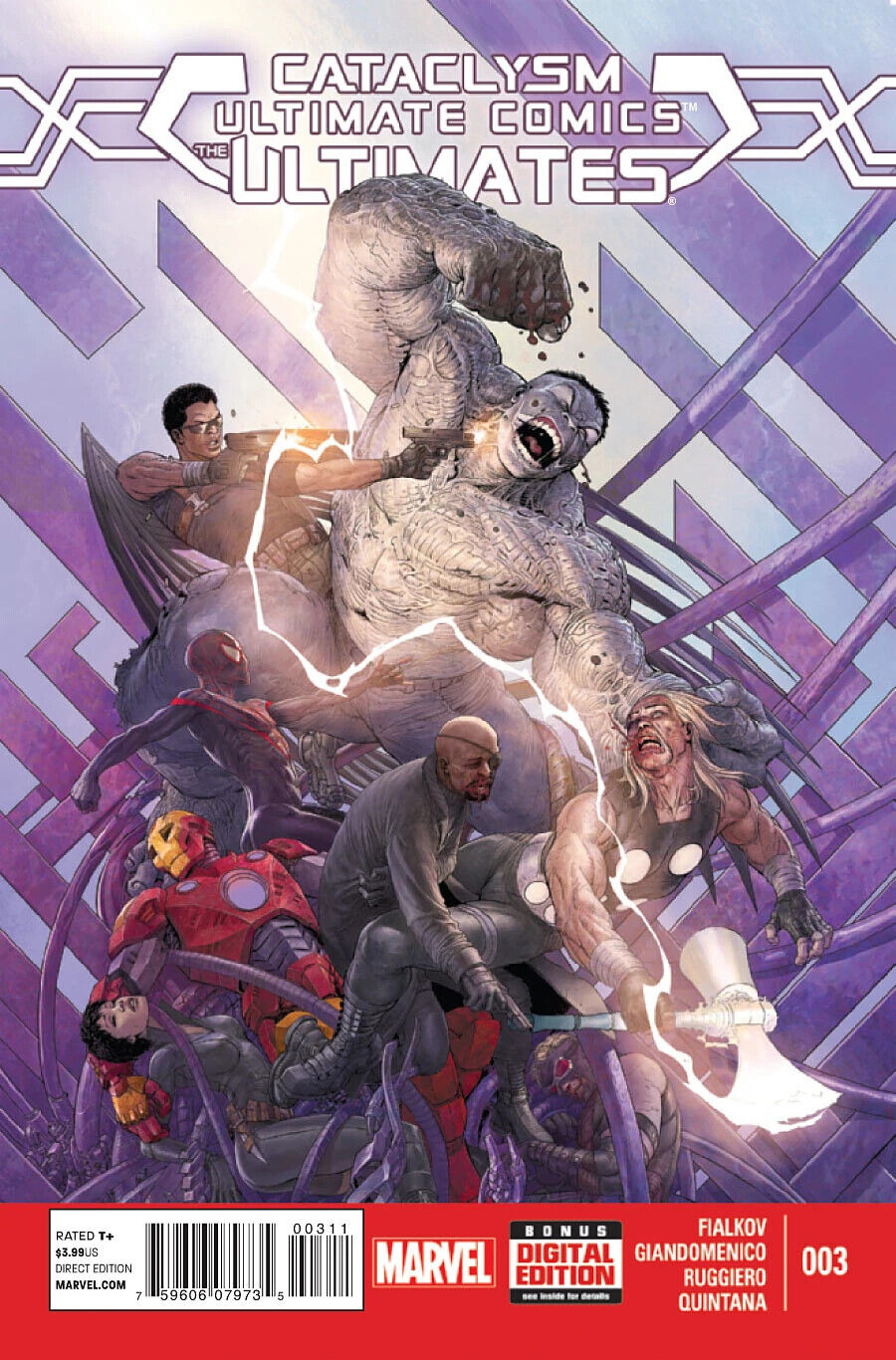 Marvel Comics Cataclysm: Ultimates #3 Modern Age 2014