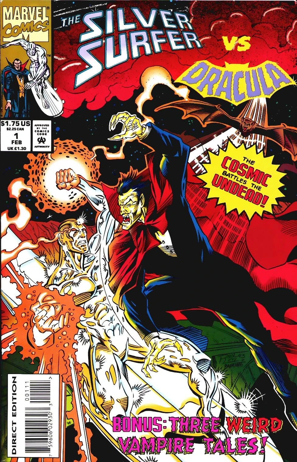 Marvel Comics Silver Surfer vs. Dracula #1 Modern Age 1994