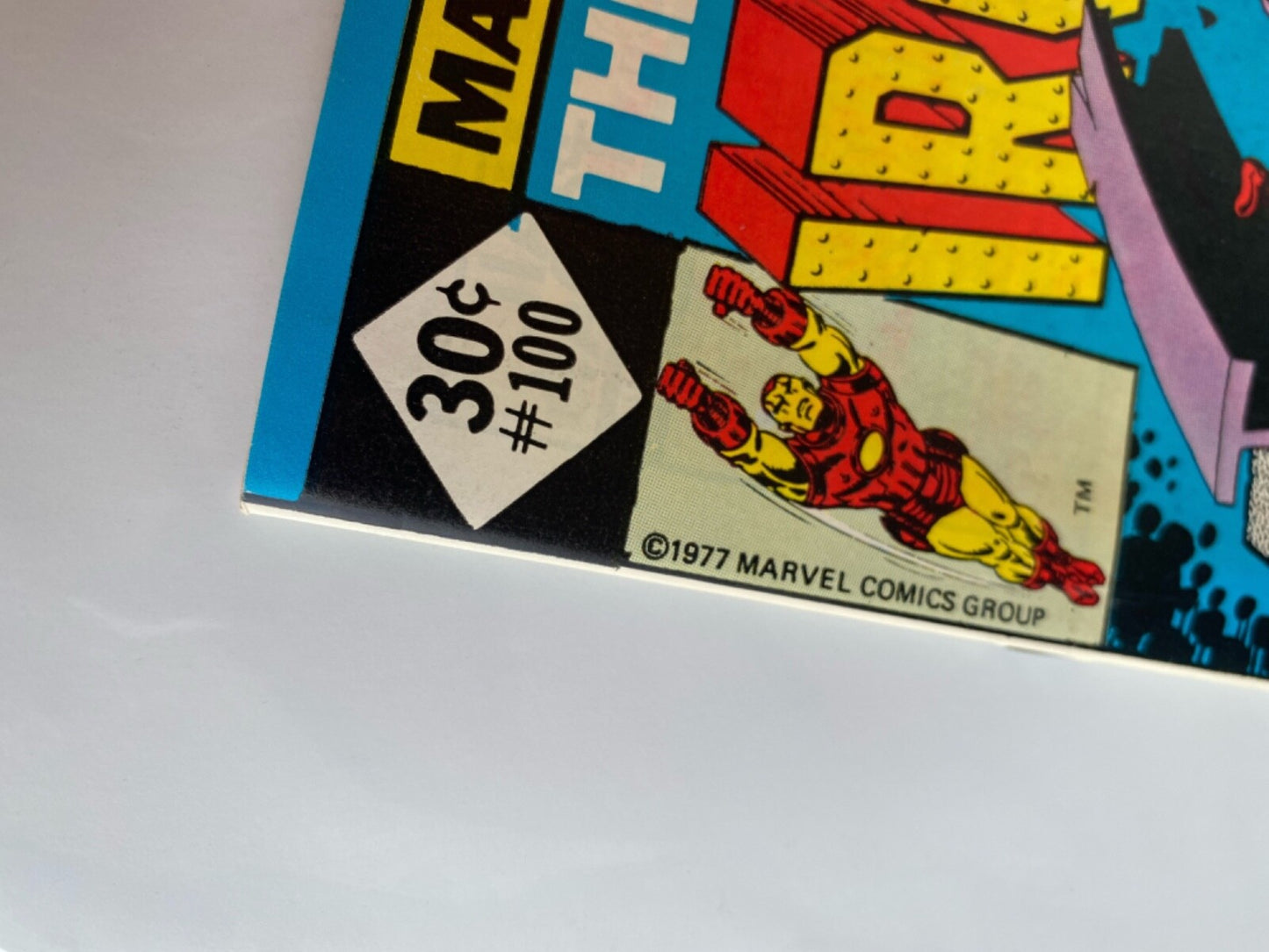 Marvel Comics Iron Man #100 Bronze Age 1977 Classic Cover