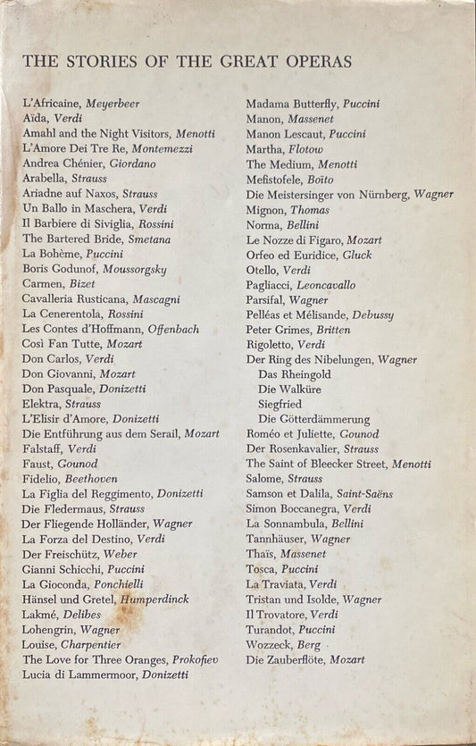 The New Milton Cross Complete Stories of the Great Operas 1955 Hardcover