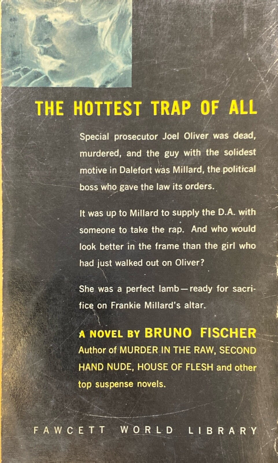 The Girl Between by Bruno Fischer 1960 Gold Medal 1054 Paperback