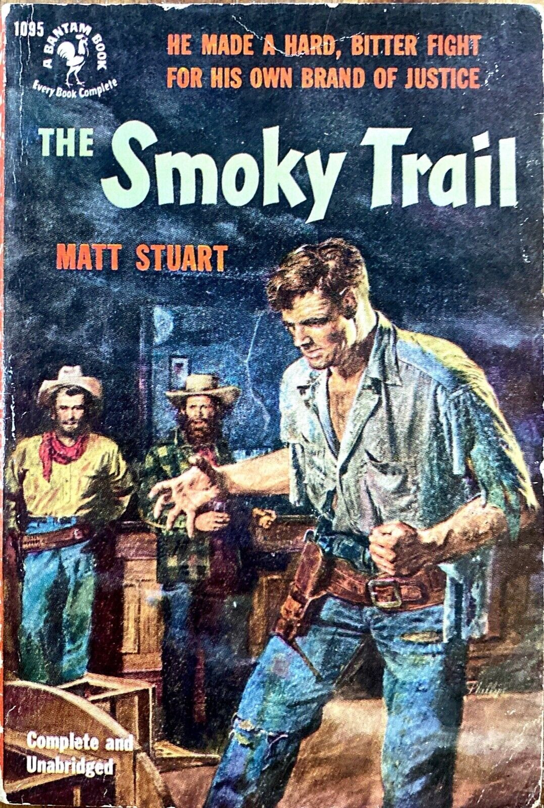 The Smoky Trail by Matt Stuart 1953 Bantam 1095 Paperback