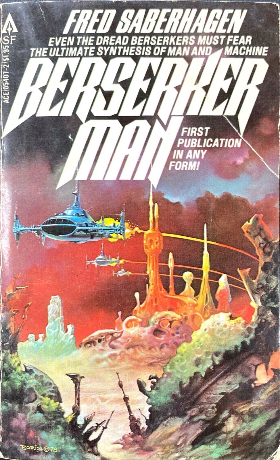Berserker Man by Fred Saberhagen 1980 Ace Paperback