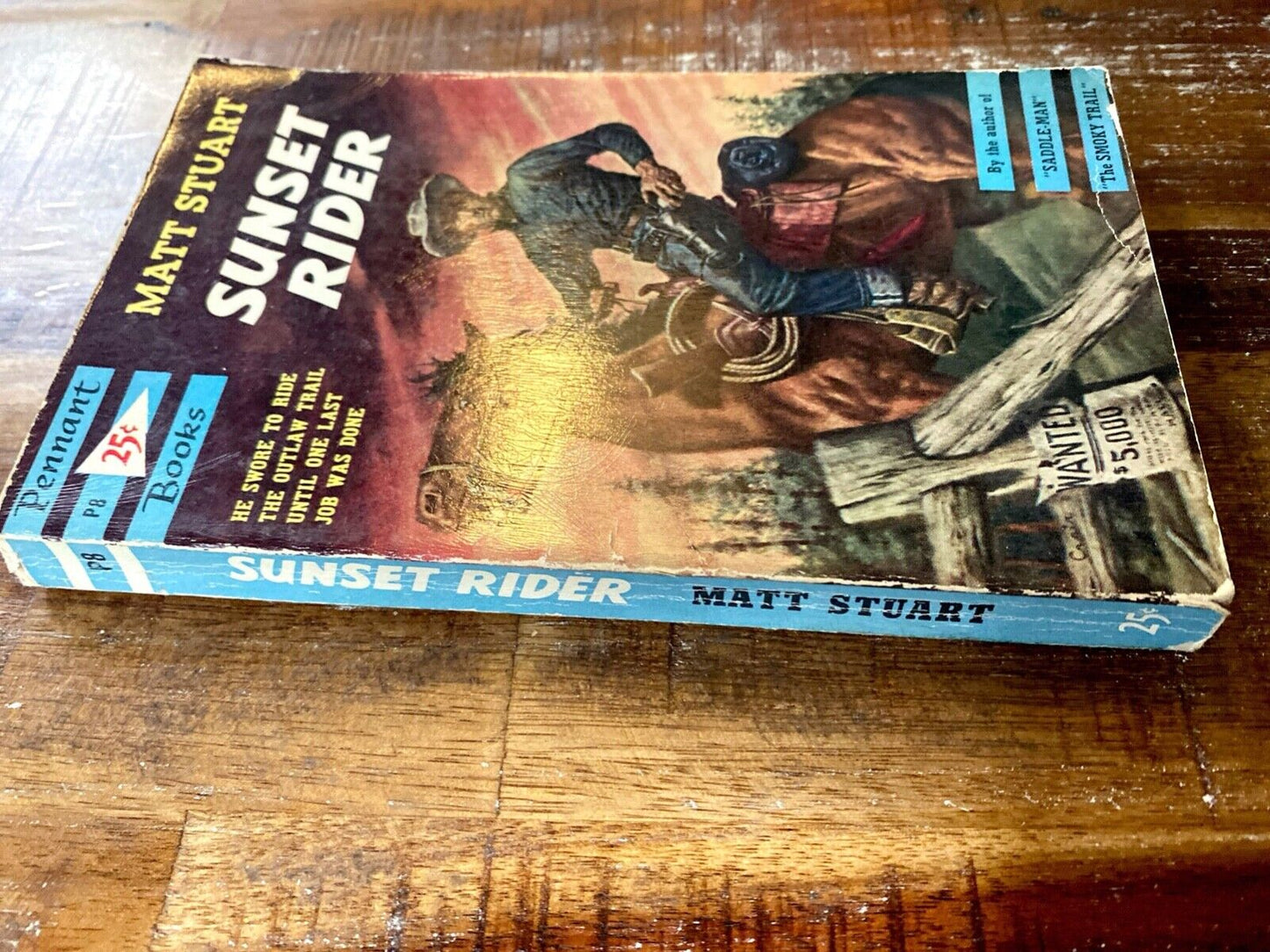 Sunset Rider by Matt Stuart 1953 Pennant P8 Paperback