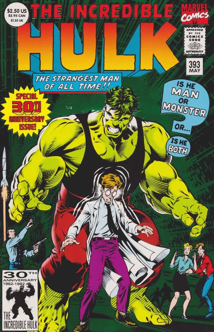 Marvel Comics Incredible Hulk #393 Modern Age 1992
