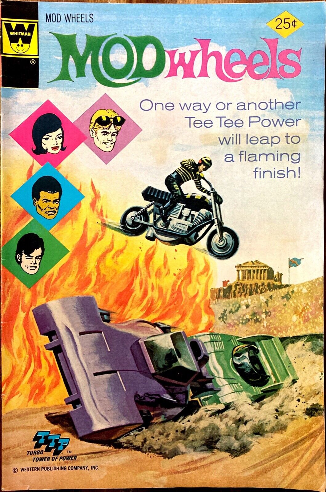 Whitman Comics Mod Wheels #16 Bronze Age 1975
