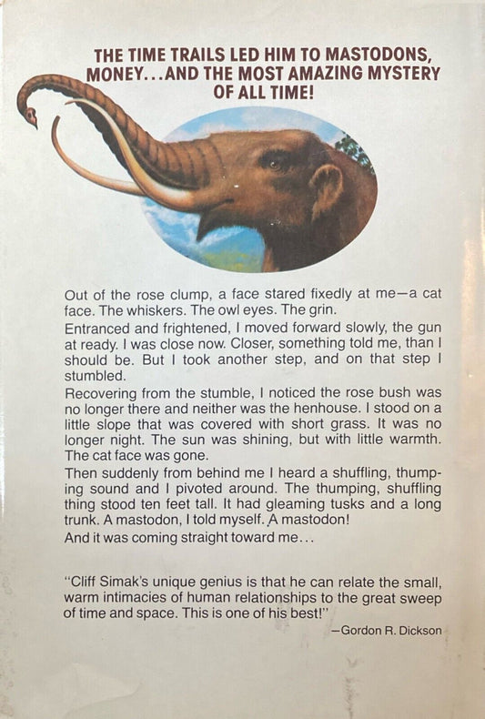 Mastodonia by Clifford D. Simak 1978 Del Rey Hardcover BCE