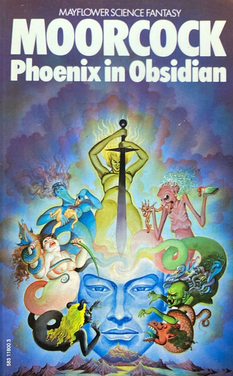 Phoenix in Obsidian by Michael Moorcock 1973 Mayflower Paperback