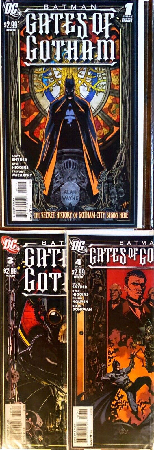 DC Comics Batman: Gates of Gotham #1-5 Modern Age 2011 Complete Snyder
