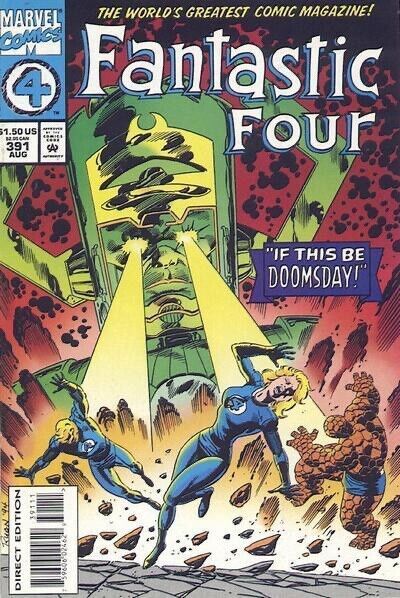 Marvel Comics Fantastic Four #391 Modern Age 1994 Galactus