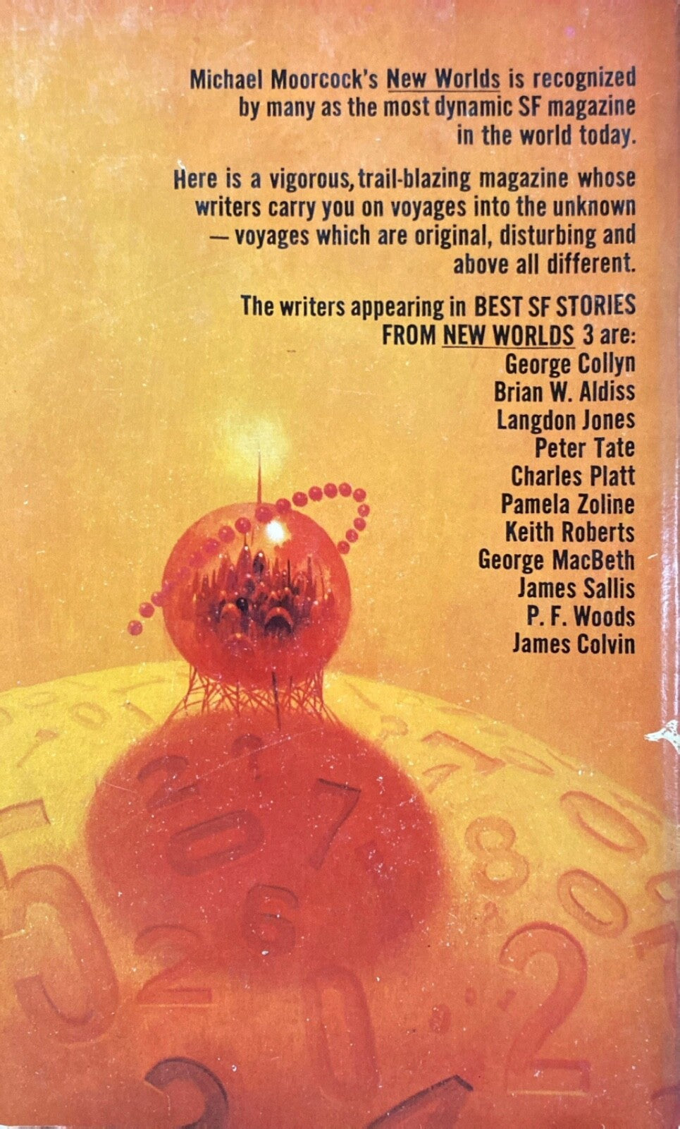 The Best SF Stories From New Worlds 3 ed. by Moorcock 1970 Berkley S1790 PB