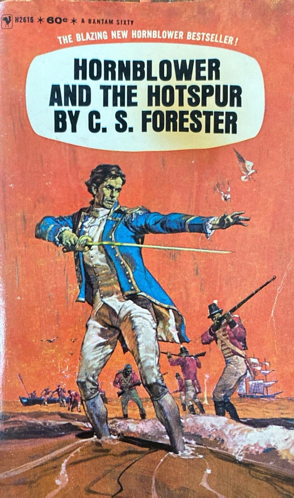 Hornblower and the Hotspur by C.S. Forester 1963 Bantam H2616 Paperback
