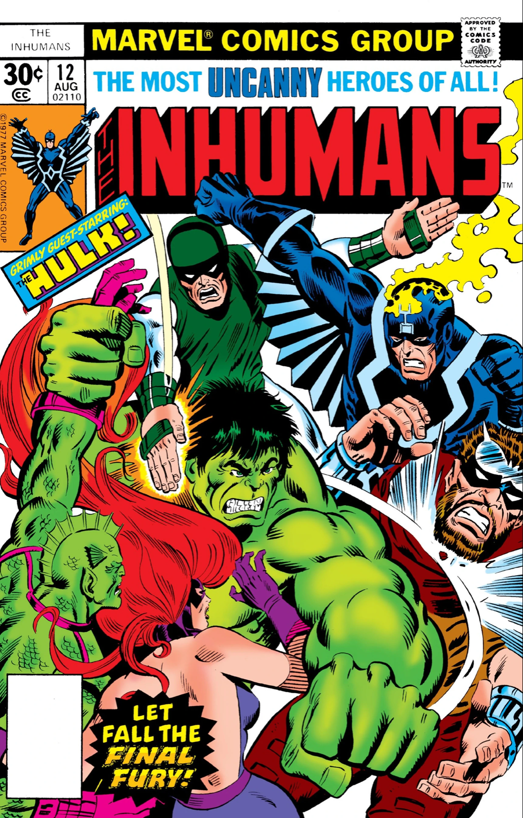 Marvel Comics The Inhumans #12 Bronze Age 1977