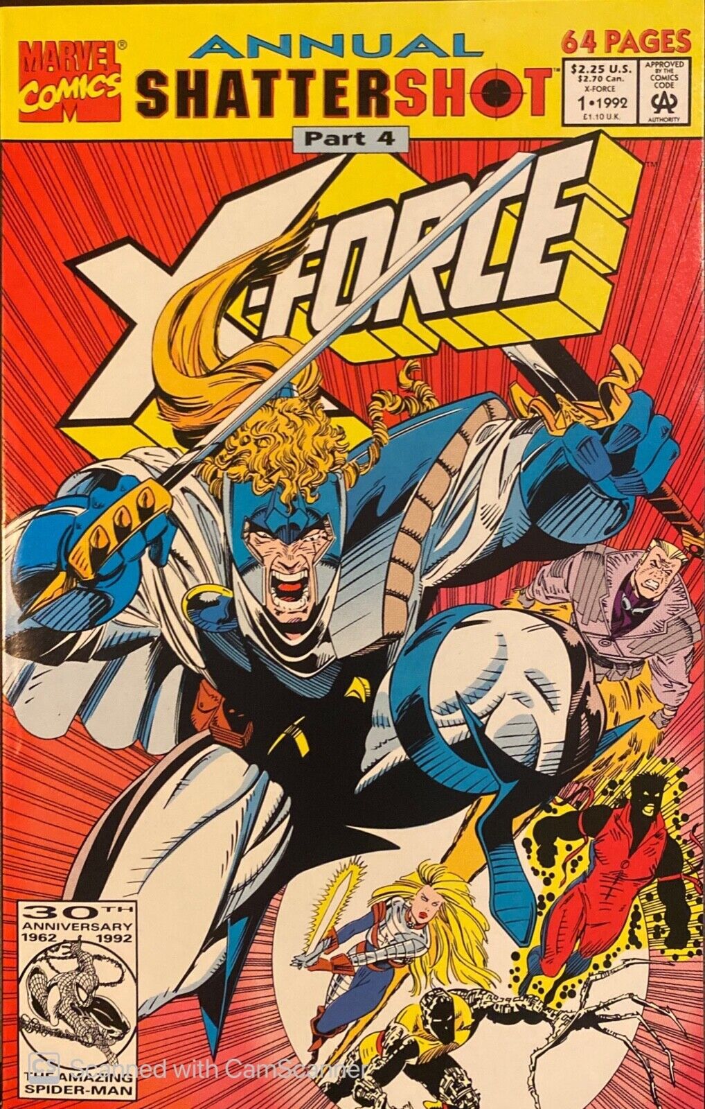 Marvel Comics X-Force Annual #1 Modern Age 1992