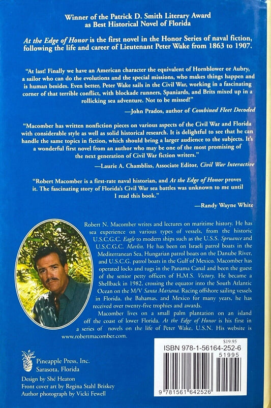 At the Edge of Honor by Robert N. Macomber 2002 Pineapple Press Hardcover