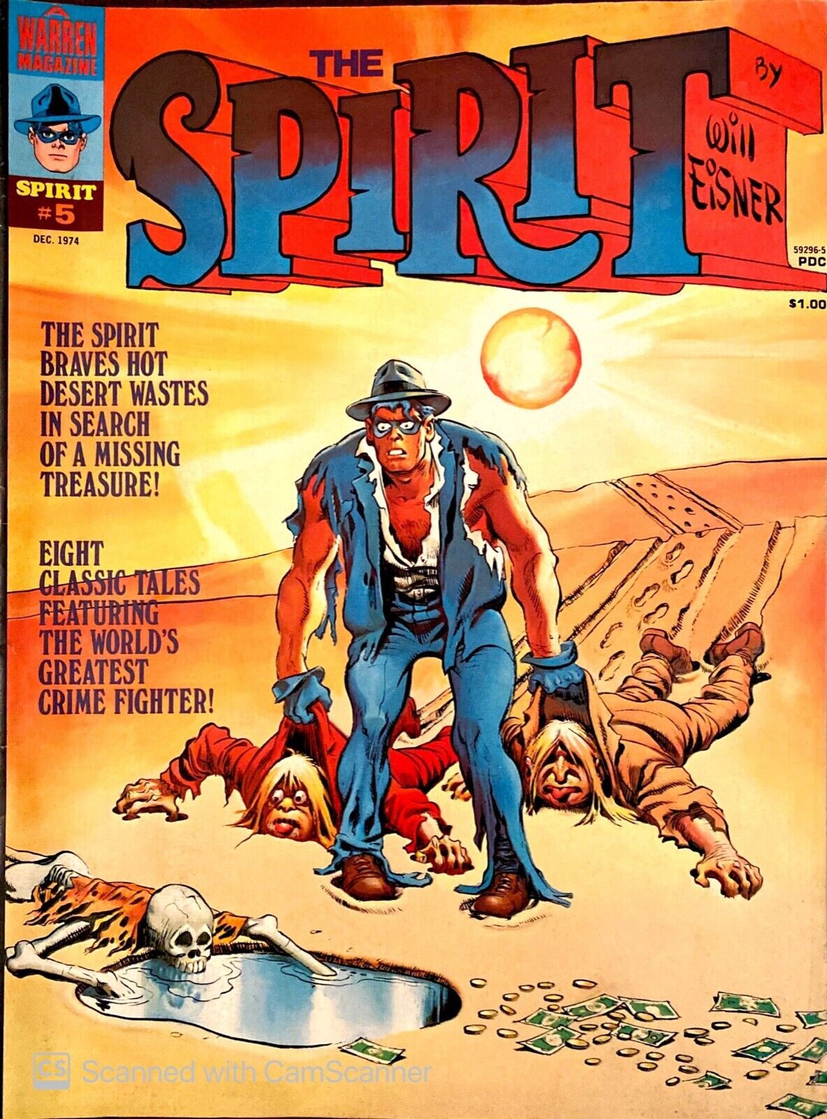 Warren Magazine The Spirit #5 1974 Bronze Age