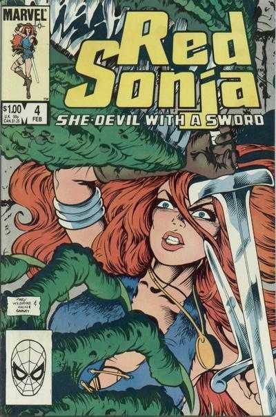Marvel Comics Red Sonja #4 Copper Age 1984