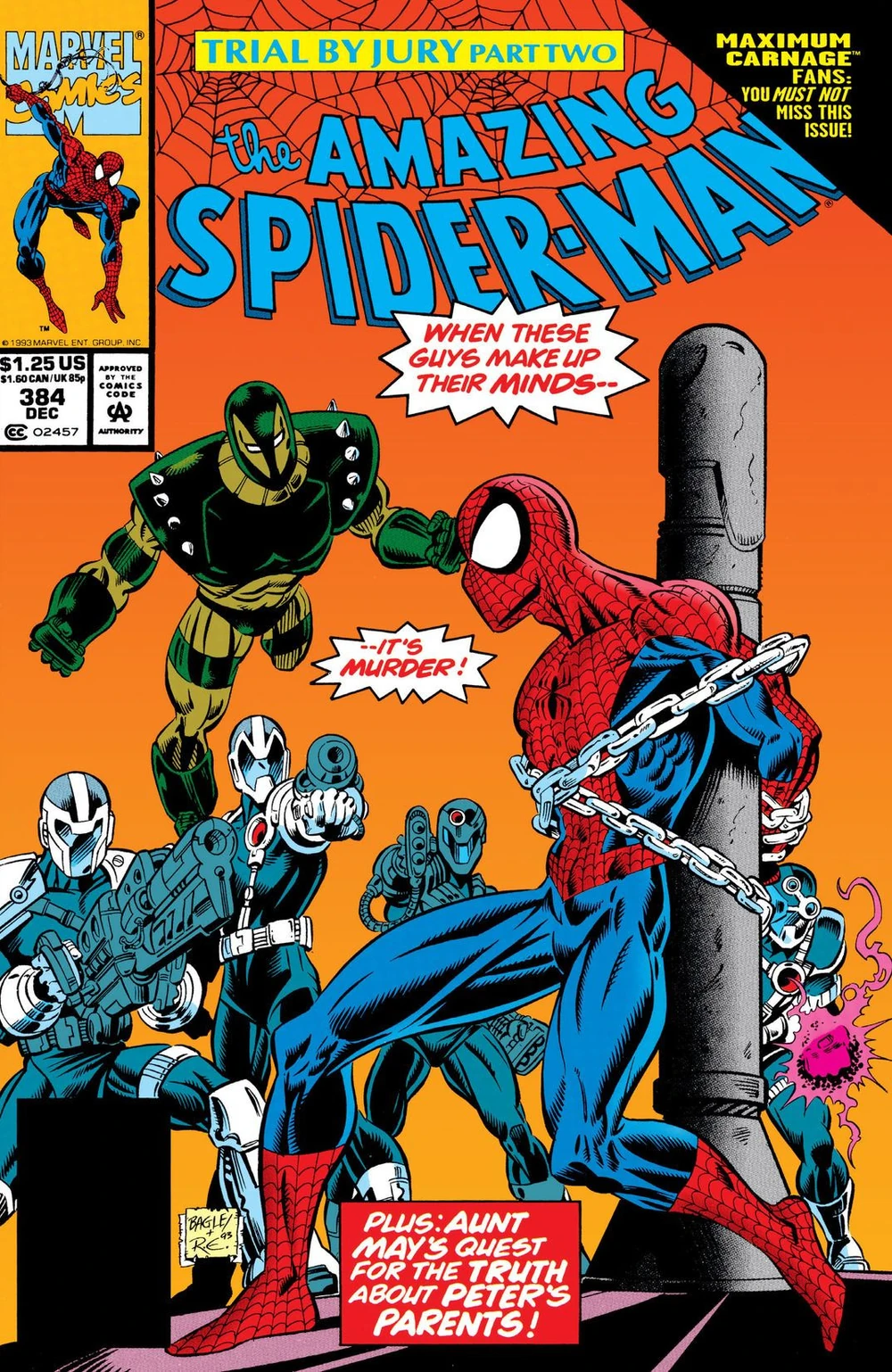 Marvel Comics Amazing Spider-Man #384 Modern Age 1993