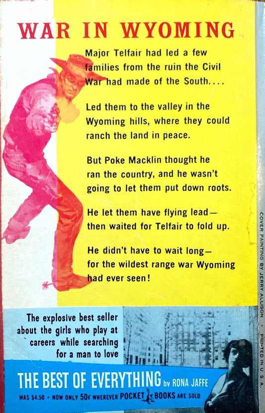 Rebel Basin by Harry Sinclair Drago 1959 Pocket 1257 Paperback