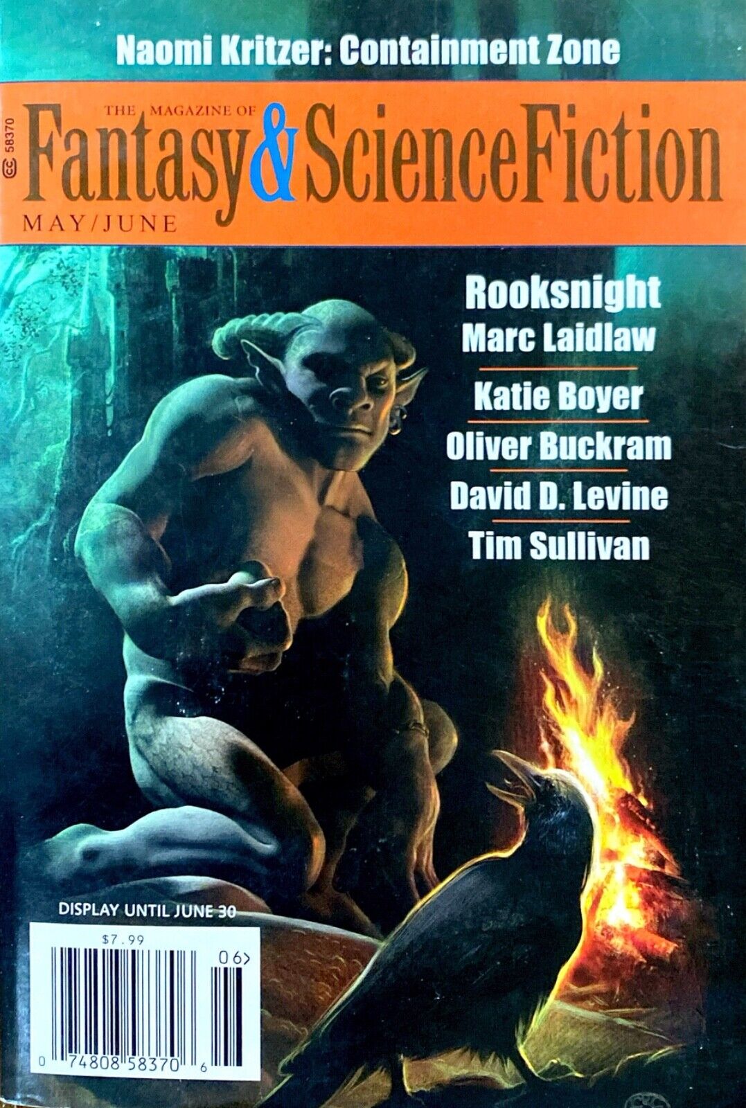 Fantasy & Science Fiction Vol. 126 No. 5-6 May/June 2014 Kritzer Boyer