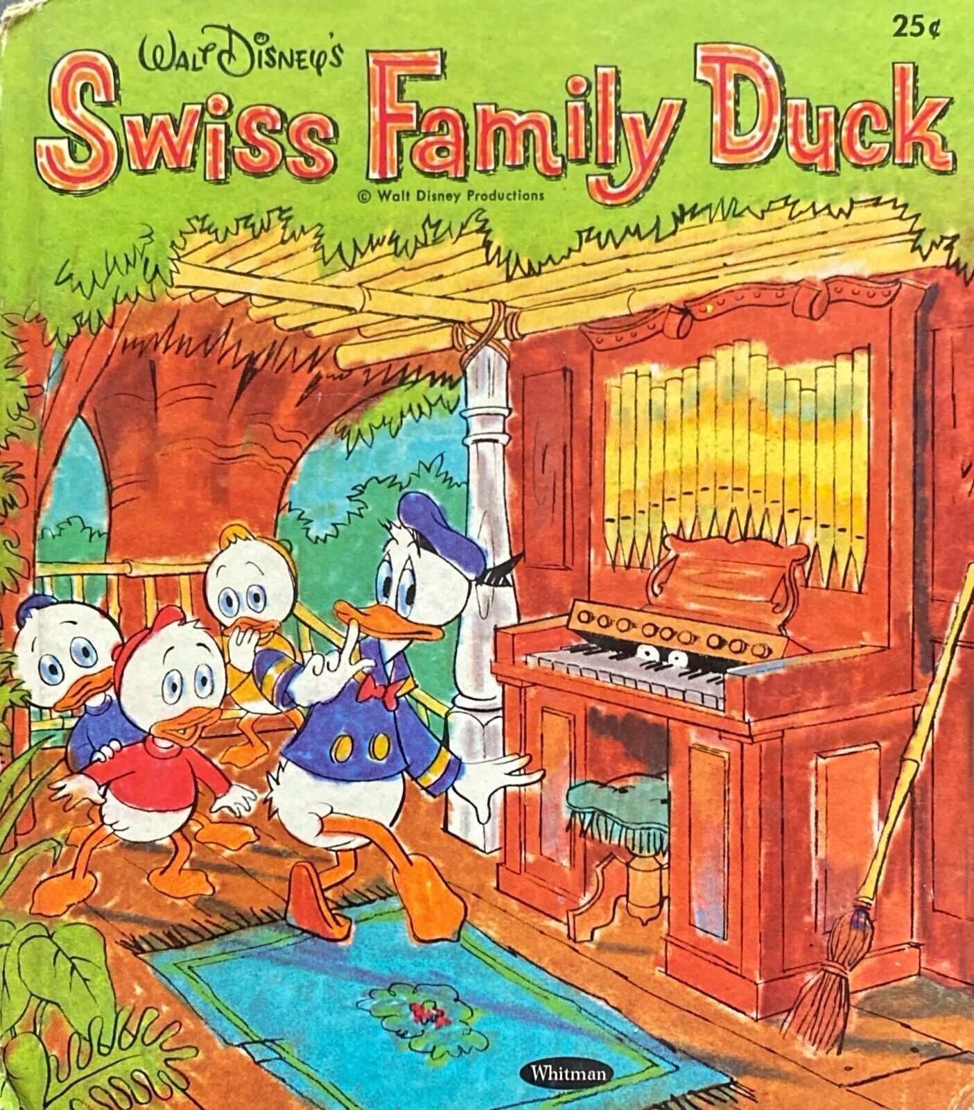 Walt Disney's Swiss Family Duck by Patrick Hagen 1969 Whitman Hardcover