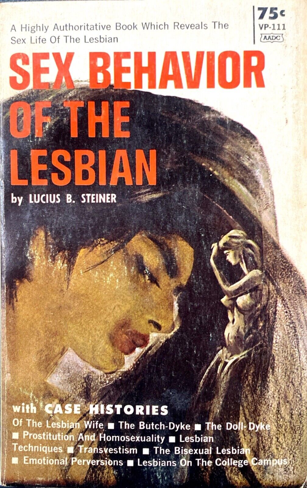 Sex Behavior of the Lesbian by Lucius B. Steiner 1964 Viceroy VP-111 Paperback