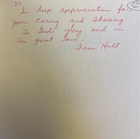 Graduation to Glory by Fern Hill 1974 Star Bible Publications Hardcover