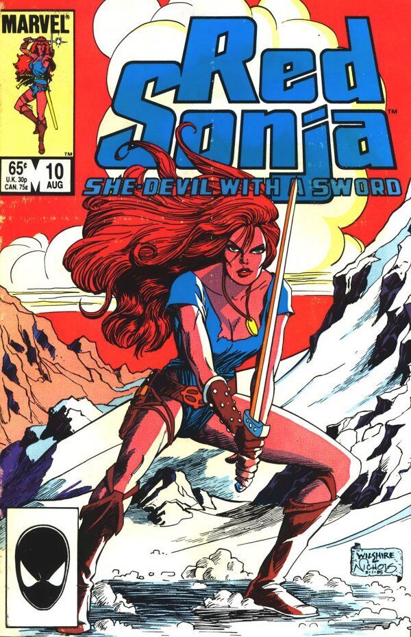 Marvel Comics Red Sonja #10 Copper Age 1985