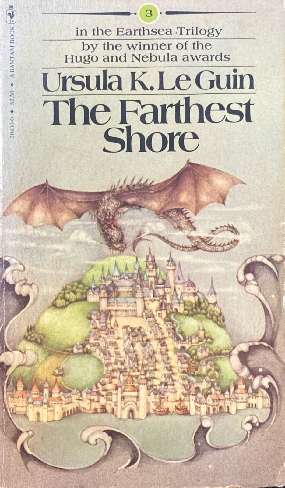 The Earthsea Trilogy by Ursula K. LeGuin 1970s Bantam Paperback