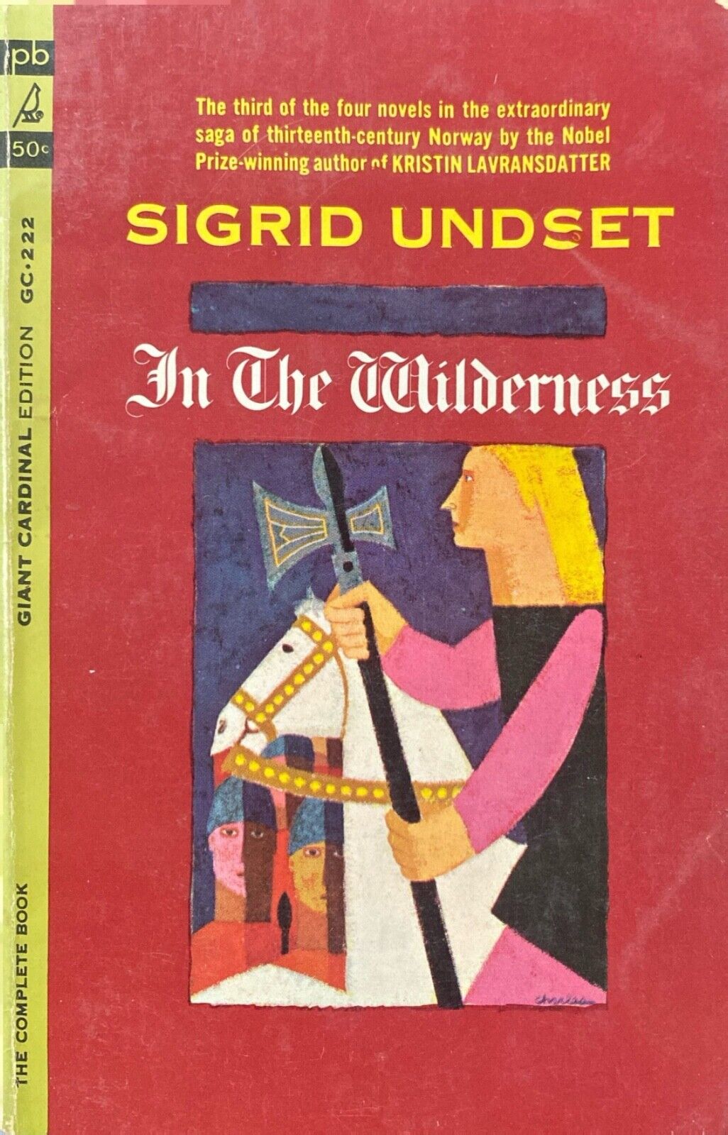 In the Wilderness by Sigrid Undset 1964 Giant Cardinal GC-222 Paperback