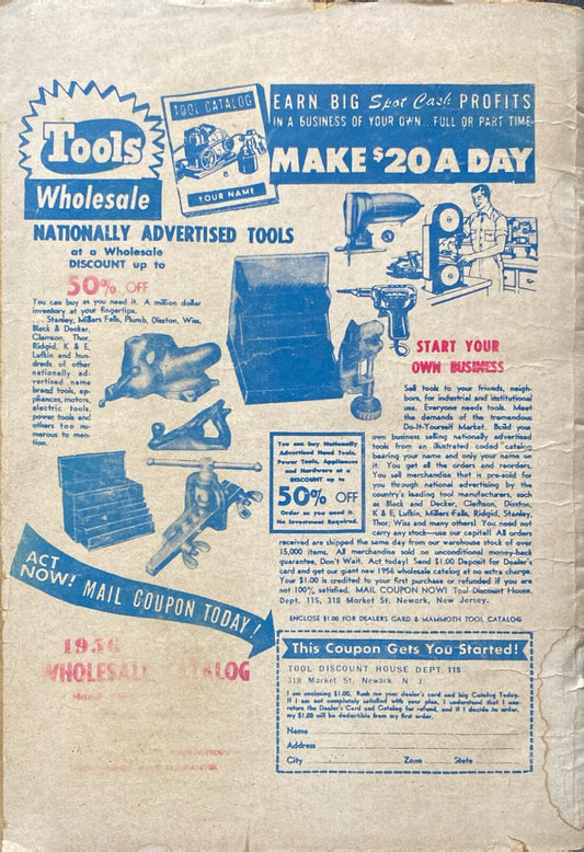 Action-Packed Western Pulp Magazine September 1956 Webster Beckman