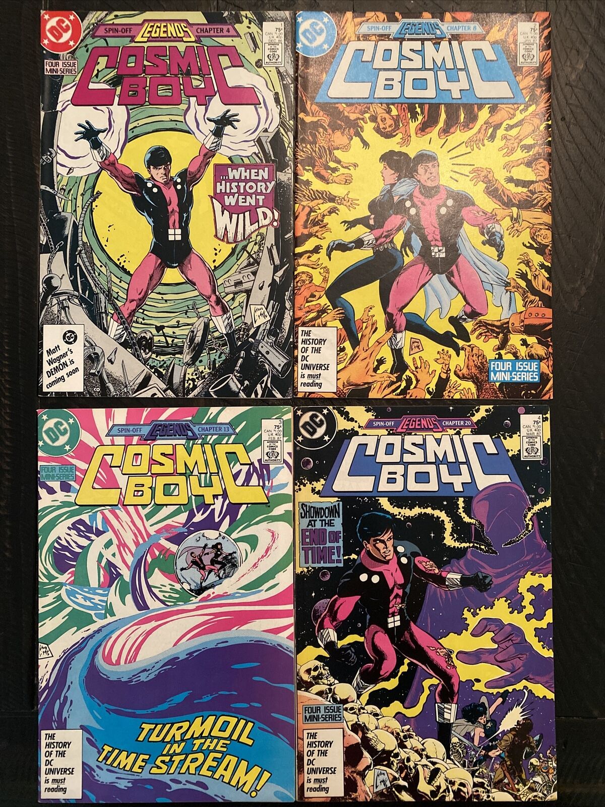 DC Comics Cosmic Boy #1-4 Copper Age 1987