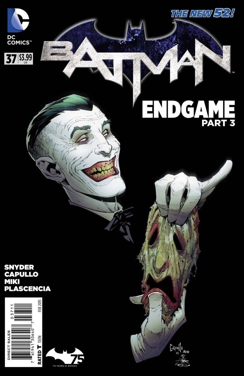 DC Comics Batman #37 Modern Age 2015 Endgame
