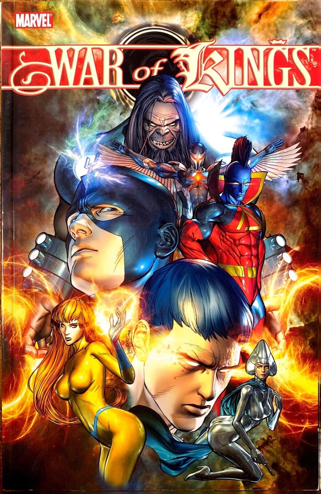 Marvel Comics War of Kings TPB 2010 Black Bolt Inhumans Shi'ar