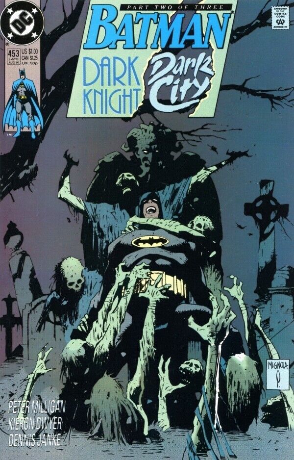DC Comics Batman #453 Copper Age 1990 Mignola