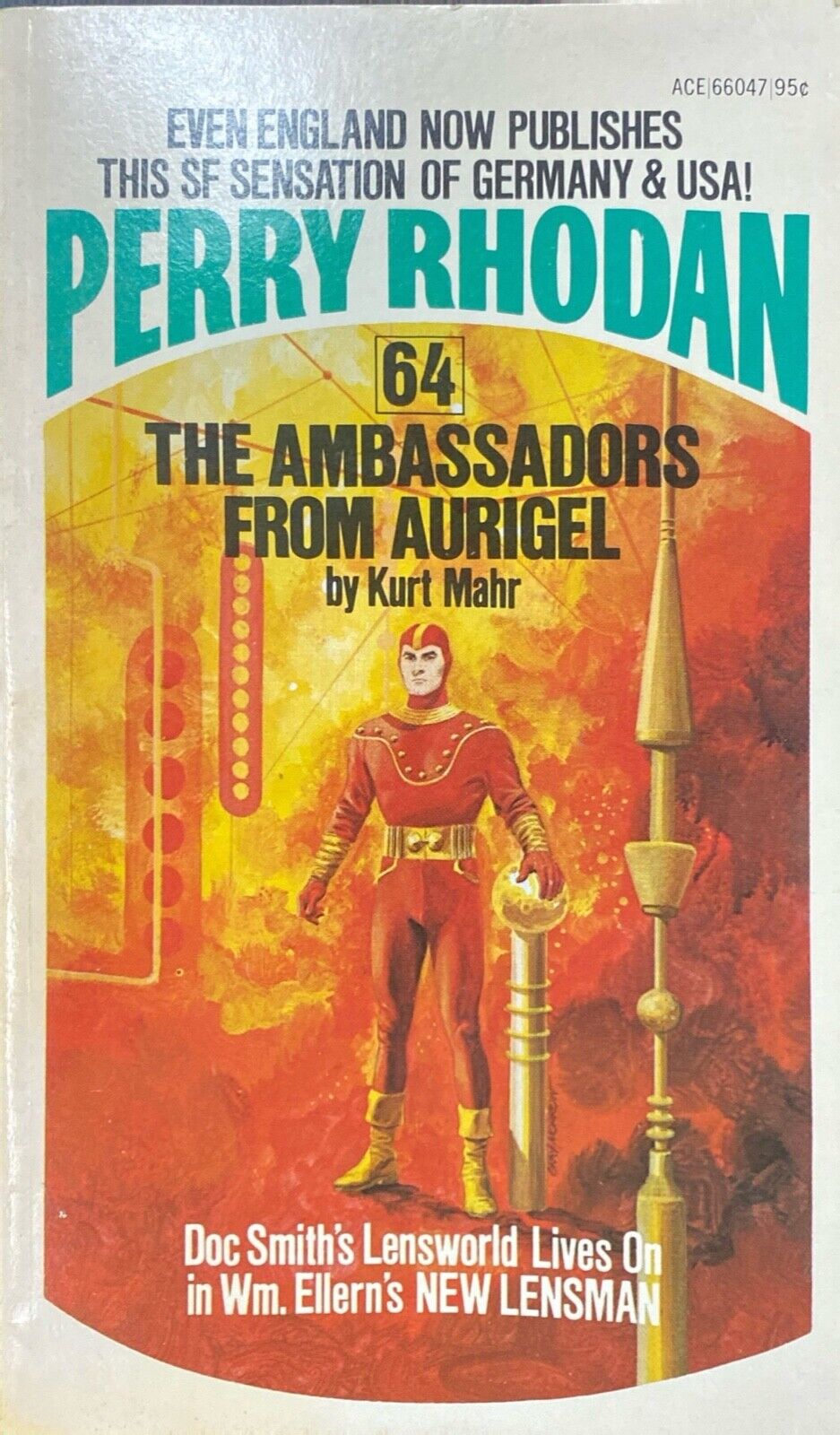 Perry Rhodan 64: The Ambassadors From Aurigel by Kurt Mahr 1975 Ace Paperback