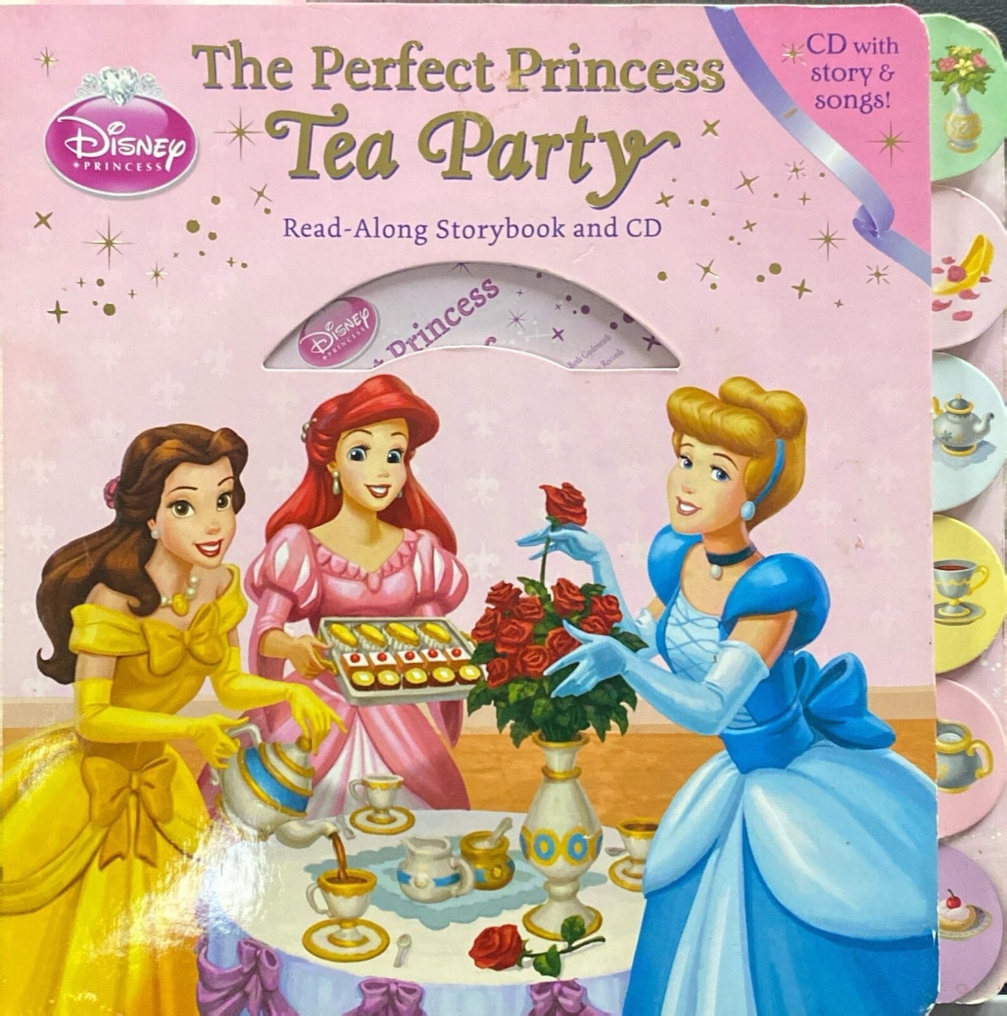 The Perfect Princess Tea Party: Read Along Storybook and CD Disney Hardcover
