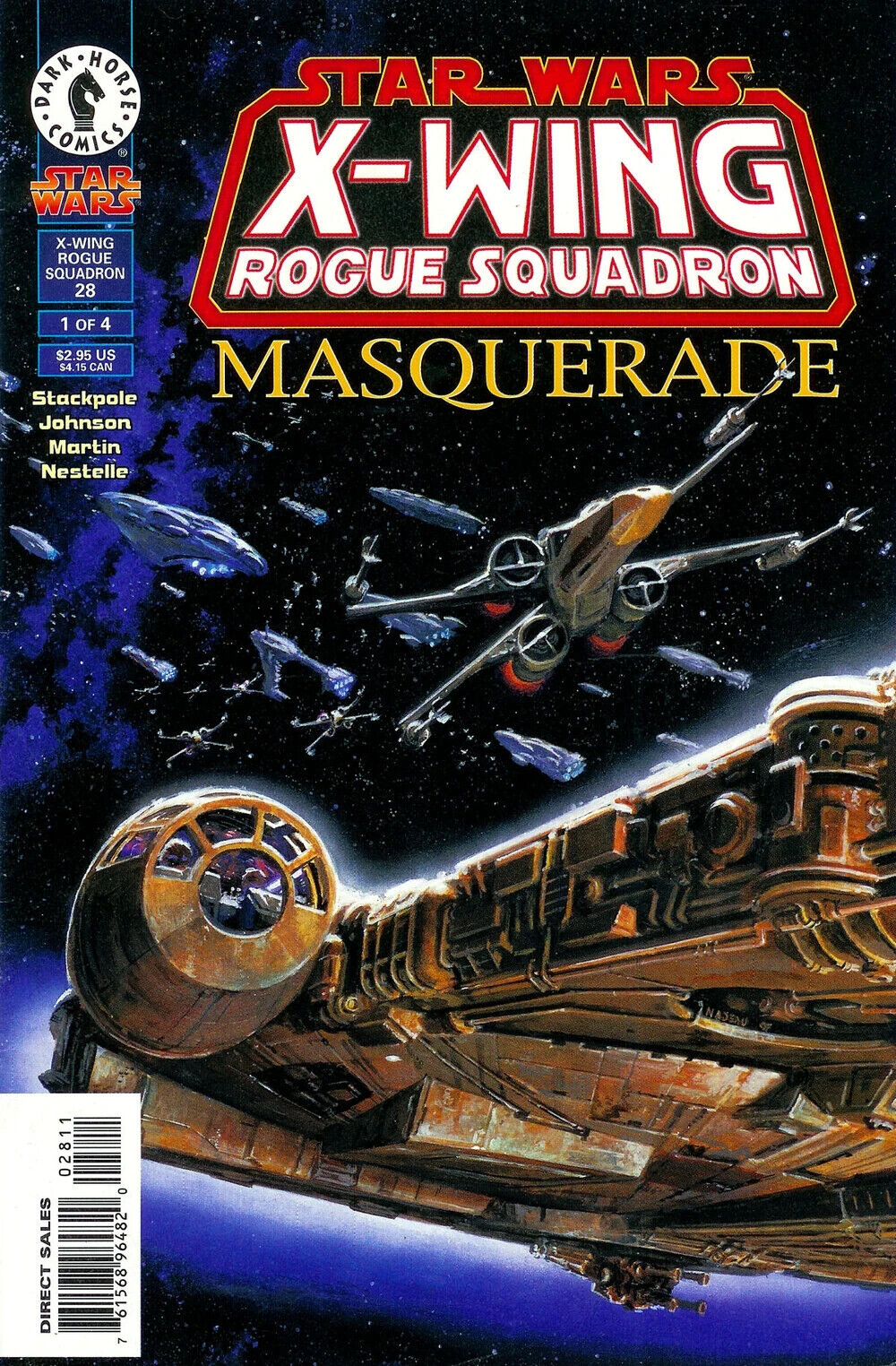 Dark Horse Star Wars X-Wing Rogue Squadron #28 Modern Age 1998 Masquerade