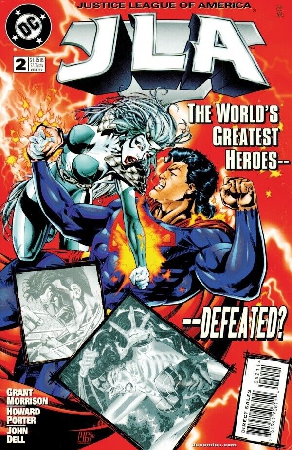 DC Comics JLA #2 Modern Age 1997 Justice League of America Grant Morrison