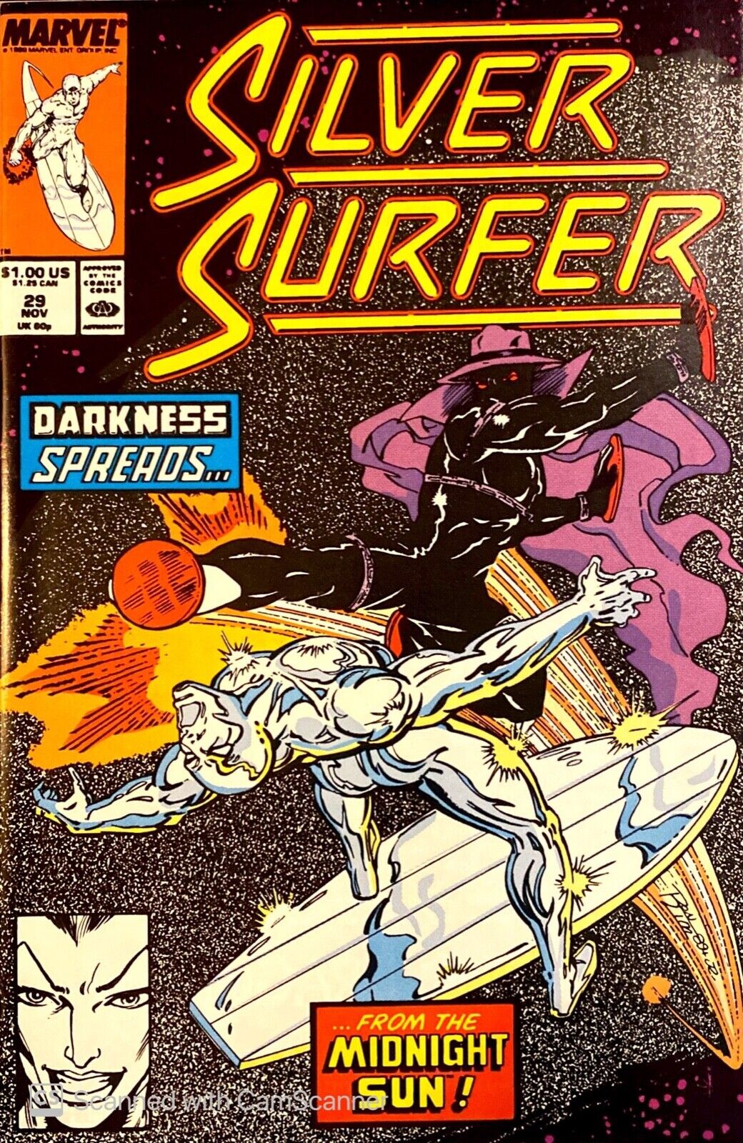 Marvel Comics Silver Surfer #29 Copper Age 1989
