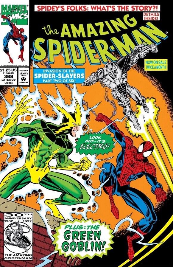 Marvel Comics Amazing Spider-man #369 Modern Age 1992