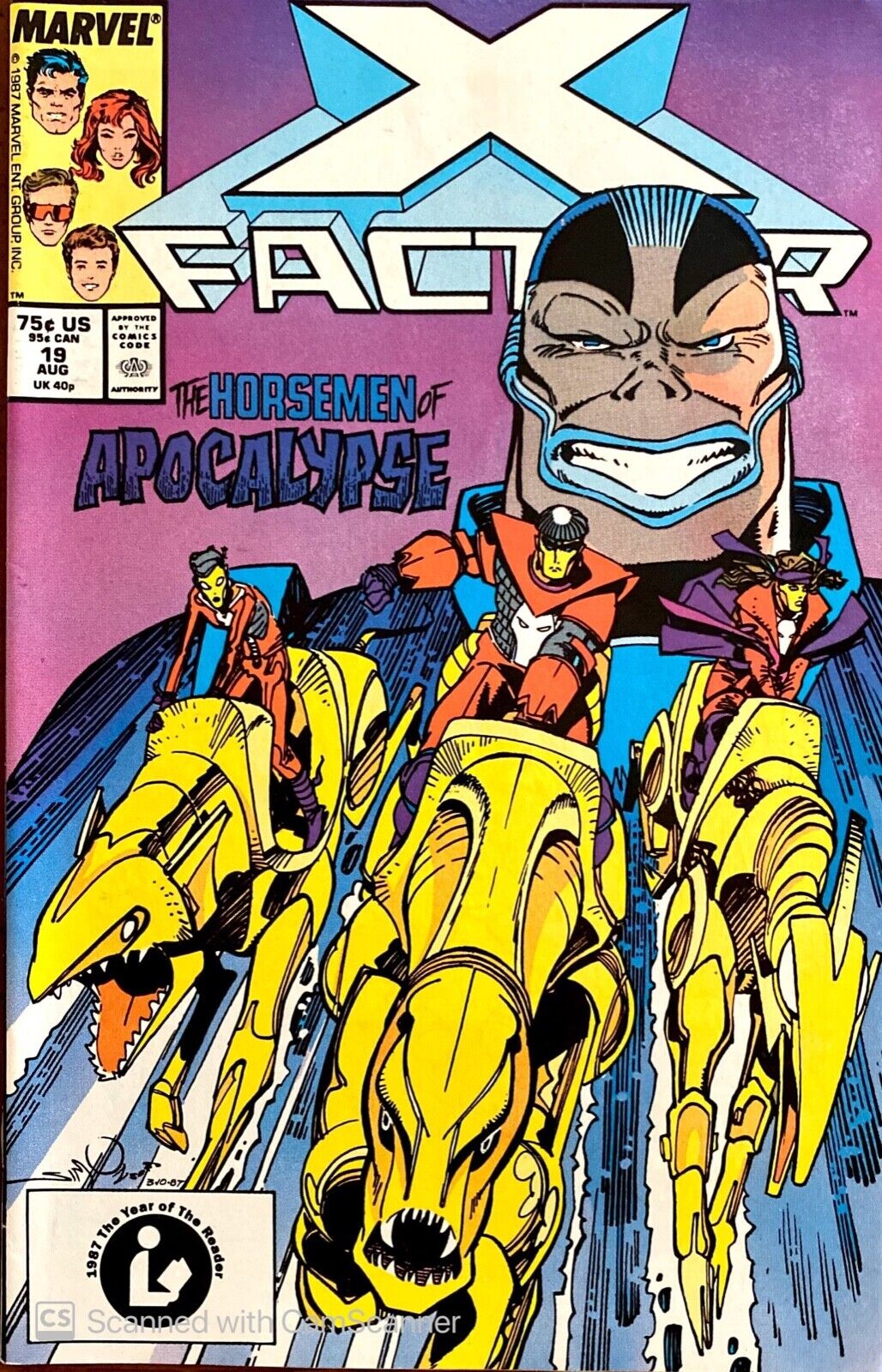 Marvel Comics X-Factor #19 Copper Age 1987 First Horsemen of Apocalypse