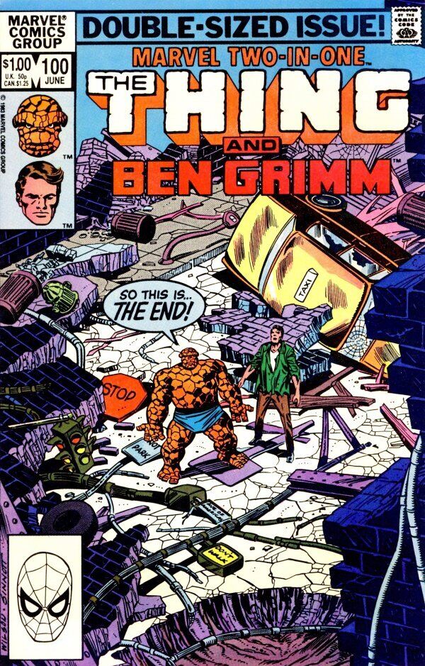 Marvel Comics Marvel Two-in-One #100 Bronze Age 1983 Ben Grimm