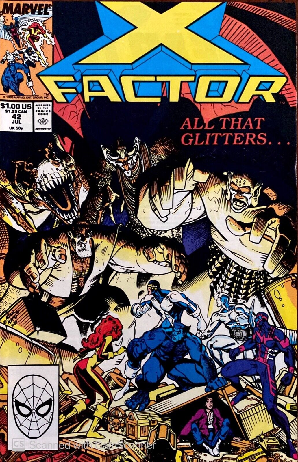 Marvel Comics X-Factor #42 Copper Age 1989