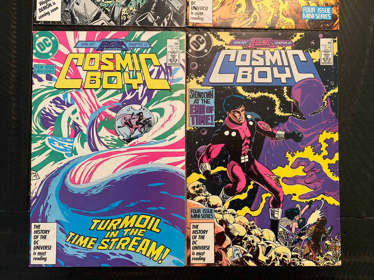 DC Comics Cosmic Boy #1-4 Copper Age 1987