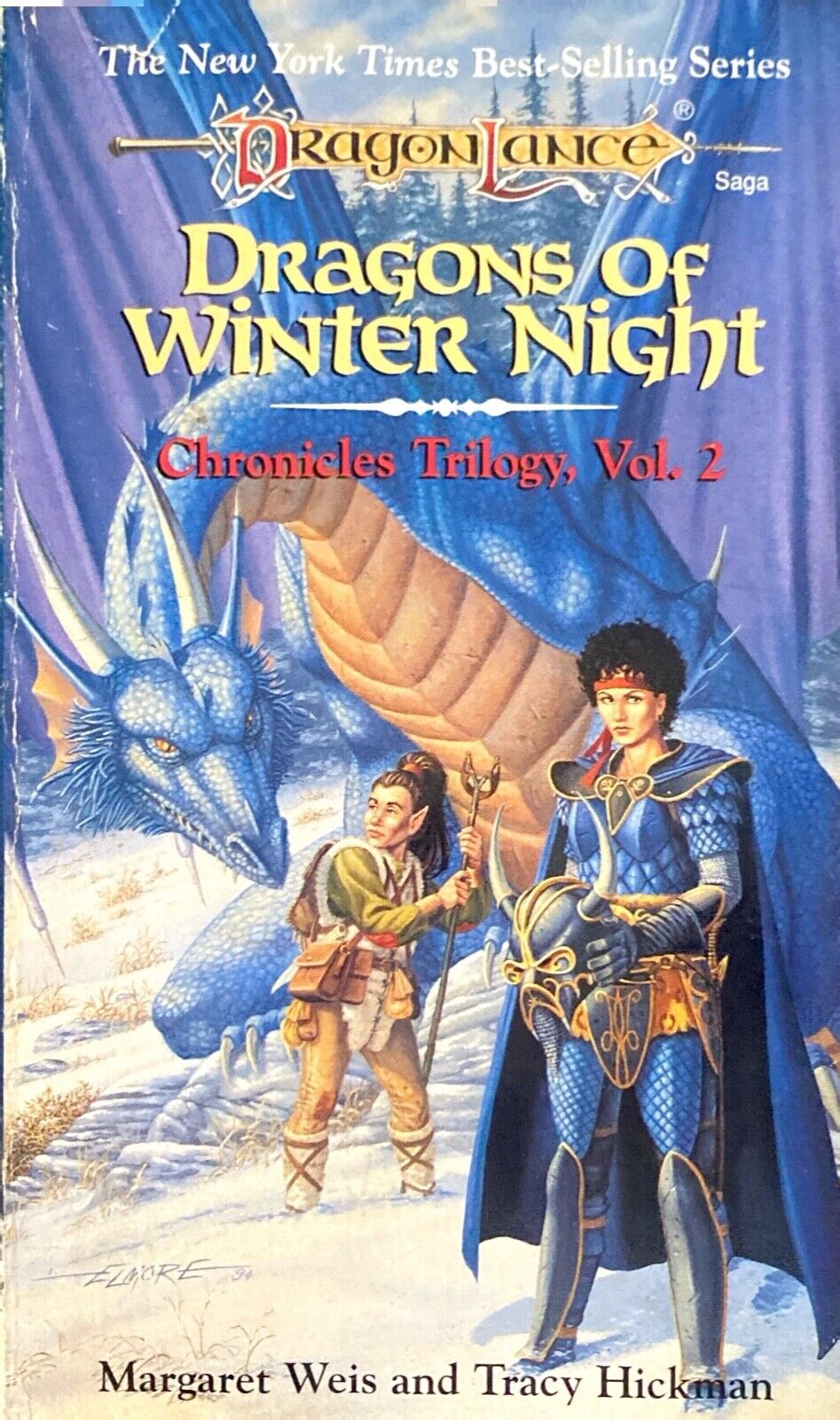 Dragons of Winter Night by M. Weis & T. Hickman 1994 TSR Paperback Dragonlance
