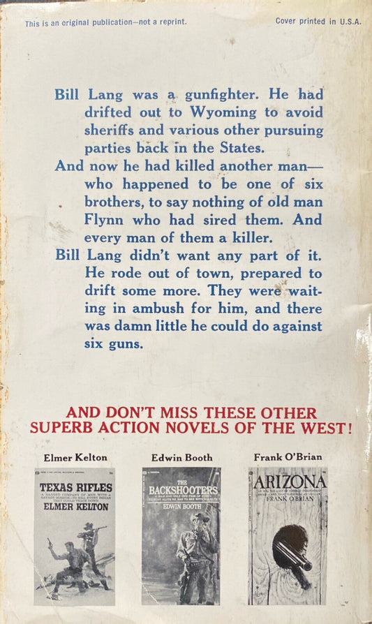 Bitter Journey by Lee Leighton 1969 Ballantine 70707 Paperback